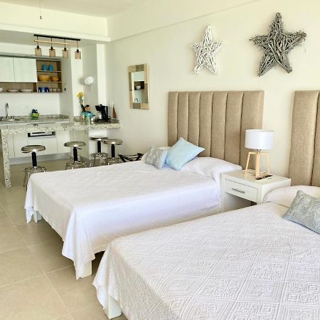 Salvia - Beachfront Studio Cancun Bagian luar foto