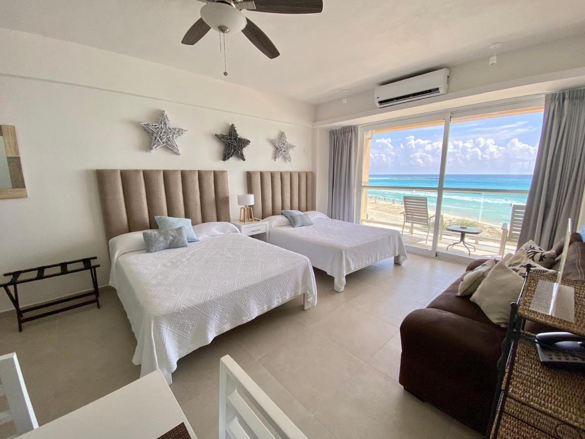 Salvia - Beachfront Studio Cancun Bagian luar foto