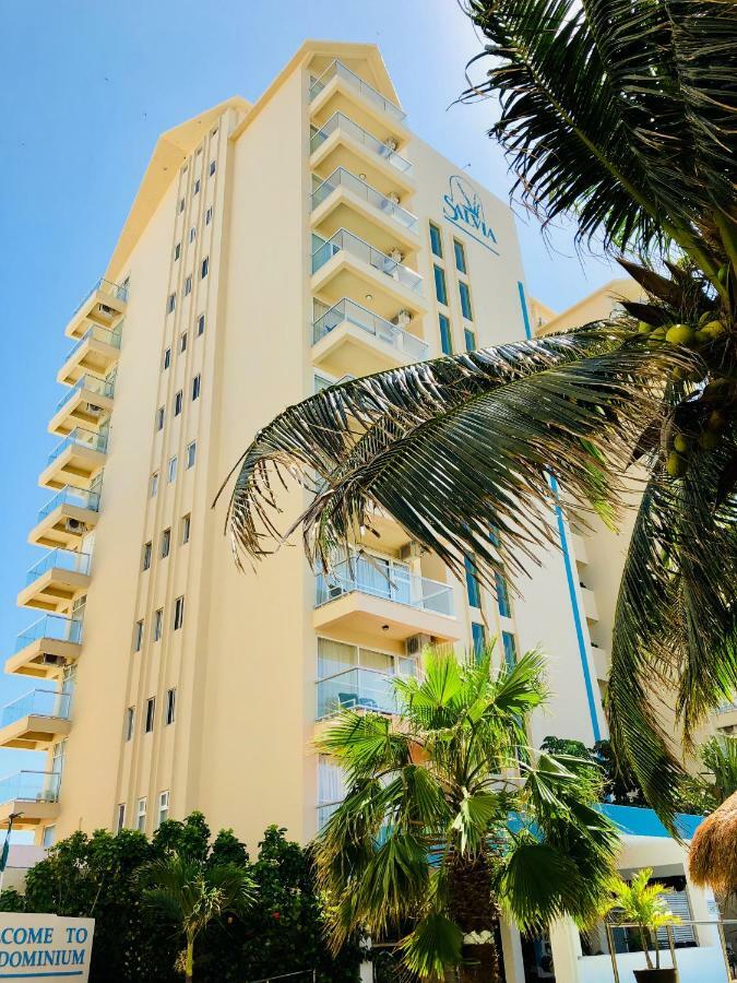 Salvia - Beachfront Studio Cancun Bagian luar foto